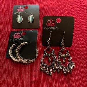 Paparazzi Lot of 3 Earrings